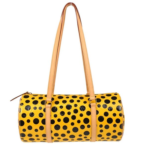 Louis Vuitton Yellow Vernis Dot Infinity Papillon Handbag - Picture 1 of 12